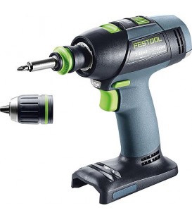 Perceuse-visseuse sans fil Festool 18 V T 18+3 Basic sans batterie ni chargeur