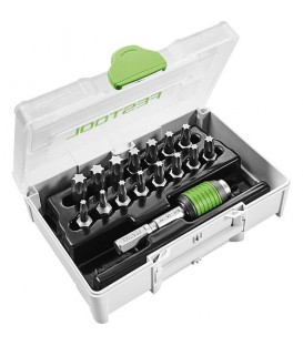 Assortiment d’embouts Festool SYS3 XXS CE-TX BHS 60 16 pcs