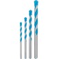 Set de forets multiusage BOSCH® EXPERT EXPERTMultiContruction Ø 4/5/6/8 mm, 4 pièces avec tige cylindrique