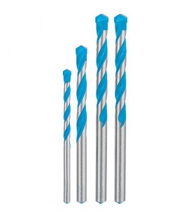 Set de forets multiusage BOSCH® EXPERT EXPERTMultiContruction Ø 5,5/6/7/8 mm, 4 pièces avec tige cylindrique