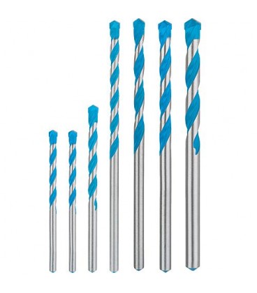 Set de forets multiusage BOSCH® EXPERT EXPERTMultiContruction Ø 5/5,5/6/7/8/10 mm, 7 pièces avec tige cylindrique