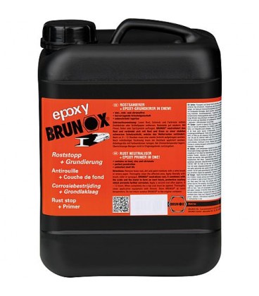 Anti rouille & couche de fond BRUNOX epoxy bidon de 5 litres