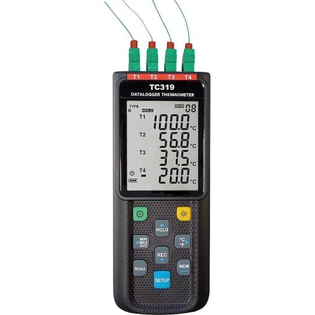 Appareil de mesure de thermocouples à 4 canaux TC319