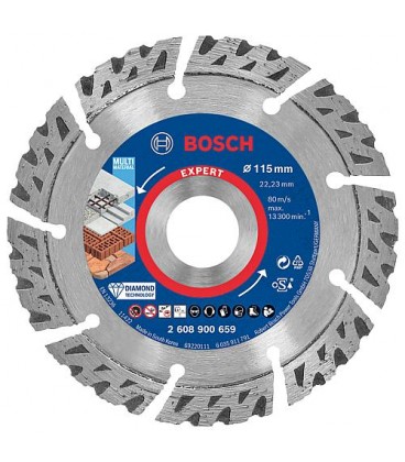 Disque à tronçonner diamanté BOSCH® EXPERT Multi Material Ø 115 x 22,23 x 2,2 mm