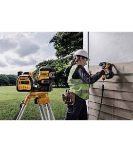 Laser lignes croisées sans fil DeWALT 18V DCE825NG18-XJ 5 points vert sans batteries ni chargeur