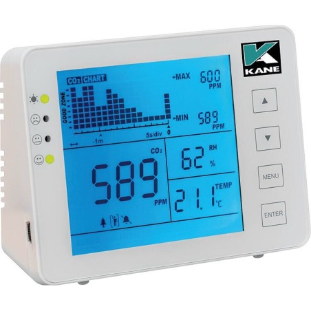 Détecteur dioxyde de carbone Kane Co2