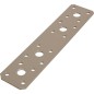 Flachverbinder DURAVIS® 180 x 40 x 3,0 mm, Material: Stahl, sendzimirverzinkt, Oberfläche: perlbeige RAL 1035