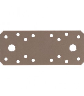 Flachverbinder DURAVIS® 133 x 55 x 2,5 mm, Material: Stahl, sendzimirverzinkt, Oberfläche: perlbeige RAL 1035