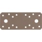 Flachverbinder DURAVIS® 133 x 55 x 2,5 mm, Material: Stahl, sendzimirverzinkt, Oberfläche: perlbeige RAL 1035
