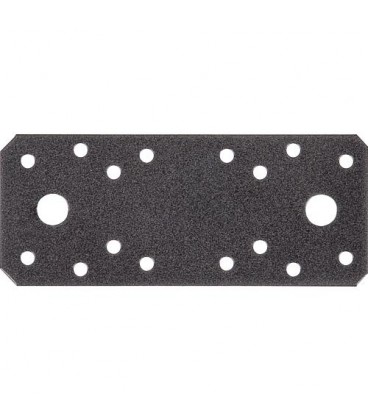 Flachverbinder DURAVIS® 133 x 55 x 2,5 mm, Material: Stahl, sendzimirverzinkt, Oberfläche: schwarz-diamant