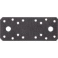 Flachverbinder DURAVIS® 133 x 55 x 2,5 mm, Material: Stahl, sendzimirverzinkt, Oberfläche: schwarz-diamant