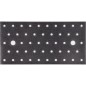 Lochplatte DURAVIS® 200 x 100 x 2 mm, Material: Stahl, sendzimirverzinkt, Oberfläche: schwarz-diamant