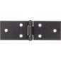 Tischband DURAVIS® 32 x 100 x 1,5 mm, Material: Stahl, blau verzinkt, Oberfläche: schwarz-diamant