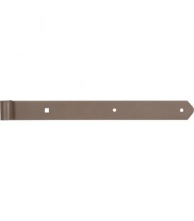 Ladenband DURAVIS® 400 ⌀ 13 mm, gerade, Abschluss abgerundet, Material: Stahl, blau verzinkt, Oberfläche: perlbeige RAL 1035