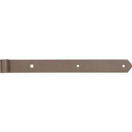 Ladenband DURAVIS® 400 ⌀ 13 mm, gerade, Abschluss abgerundet, Material: Stahl, blau verzinkt, Oberfläche: perlbeige RAL 1035