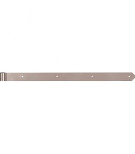 Ladenband DURAVIS® 600 ⌀ 13 mm, gerade, Abschluss abgerundet, Material: Stahl, blau verzinkt, Oberfläche: perlbeige RAL 1035