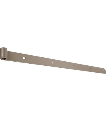 Ladenband DURAVIS® 800 ⌀ 16 mm, gerade, Abschluss abgerundet, Material: Stahl, blau verzinkt, Oberfläche: perlbeige RAL 1035