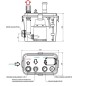 Système de levage SWH 100 pour eaux usées - 230 V