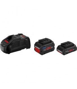 Kit batteries BOSCH 18V avec 1x 4,0 Ah ProCORE + 1x 5,5 Ah batterie et chargeur