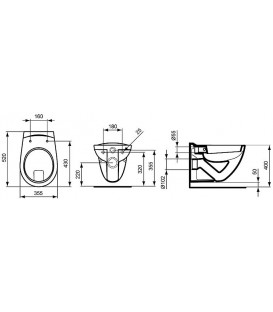 Pack Wc suspendu Geberit sigma