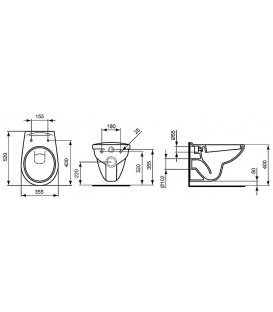 Pack Wc suspendu Geberit sigma