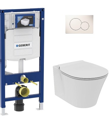 Pack Bati support Geberit et WC suspendu Ideal Standard Connect Air