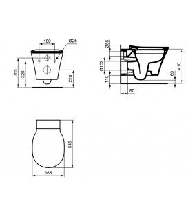 Pack Wc suspendu Geberit sigma