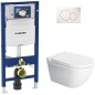 Pack Bati support Geberit et WC suspendu Duravit Starck 3 en profondeur