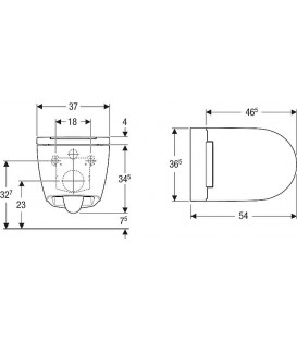 Pack Wc suspendu Geberit sigma