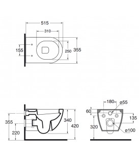 Pack Wc suspendu Geberit sigma