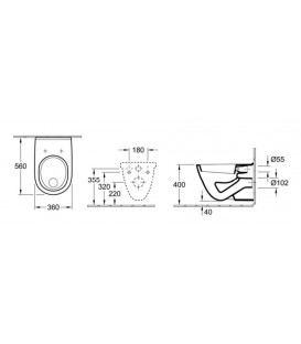 Pack Wc suspendu Geberit sigma