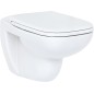 Pack Bati support Geberit et Combi-Pack Duravit D-Code WC suspendu sans rebord