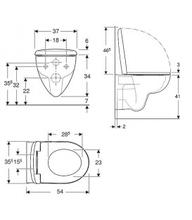 Pack Wc suspendu Geberit sigma