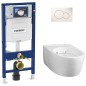 Pack Bati support Geberit et WC suspendu mural Geberit ICon raccourci