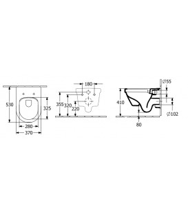 Pack Wc suspendu Geberit sigma