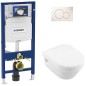 Pack Bati support Geberit et Pack combi V&B Architectura WC suspendu Direct Flush