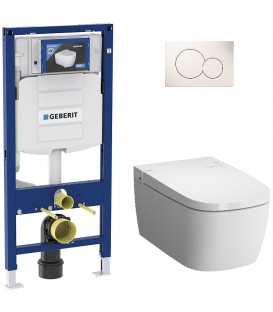 Pack Bati support Geberit et Pack WC Villeroy Boch O. NOVO WC suspendu compact