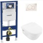 Pack Bati support Geberit et Pack Combi V&B Architectura WC suspendu Direct Flush compact