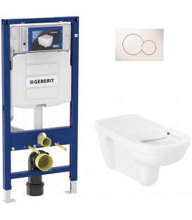 Pack Bati support Geberit et Pack WC Villeroy Boch O. NOVO WC suspendu compact