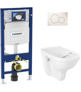 Pack Bati support Geberit et Pack WC Villeroy Boch O. NOVO WC suspendu compact