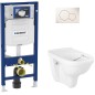 Pack Bati support Geberit et WC suspendu V&B O.Novo Direct Flush