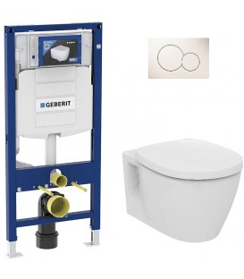 Pack Bati support Geberit et Pack WC Villeroy Boch O. NOVO WC suspendu compact