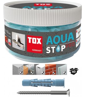 TOX Allzweckdübel Aqua Stop Pro 8x50 mm + Schraube in Runddose VPE: 20