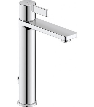 Mitigeur vasque Duravit D-Neo L sans garniture d'écoulement, saillie 139mm, chrome