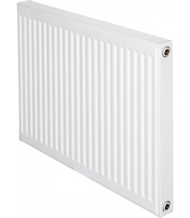 Radiateur profilé PLATTELLA V6 L raccordement standard 6-raccords, Type 21/400/2000, couleur blanc RAL 9016