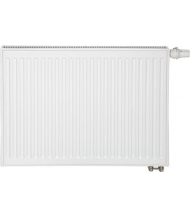 Radiateur profilé PLATTELLA V6 L raccordement standard 6-raccords, Type 21/400/2000, couleur blanc RAL 9016