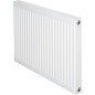 Radiateur profilé PLATTELLA V6 L raccordement standard 6-raccords, Type 21/600/800, couleur blanc RAL 9016