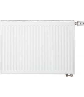 Radiateur profilé PLATTELLA V6 L raccordement standard 6-raccords, Type 21/600/800, couleur blanc RAL 9016