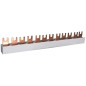 Barre de cuivre ETI, barre de phase, IZ16/4F/56 18mm, 3 broches +N