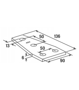 Plaque de connexion Fischer FFF 4D